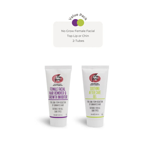 No Grow Female Facial - Top Lip Or Chin Value Pack