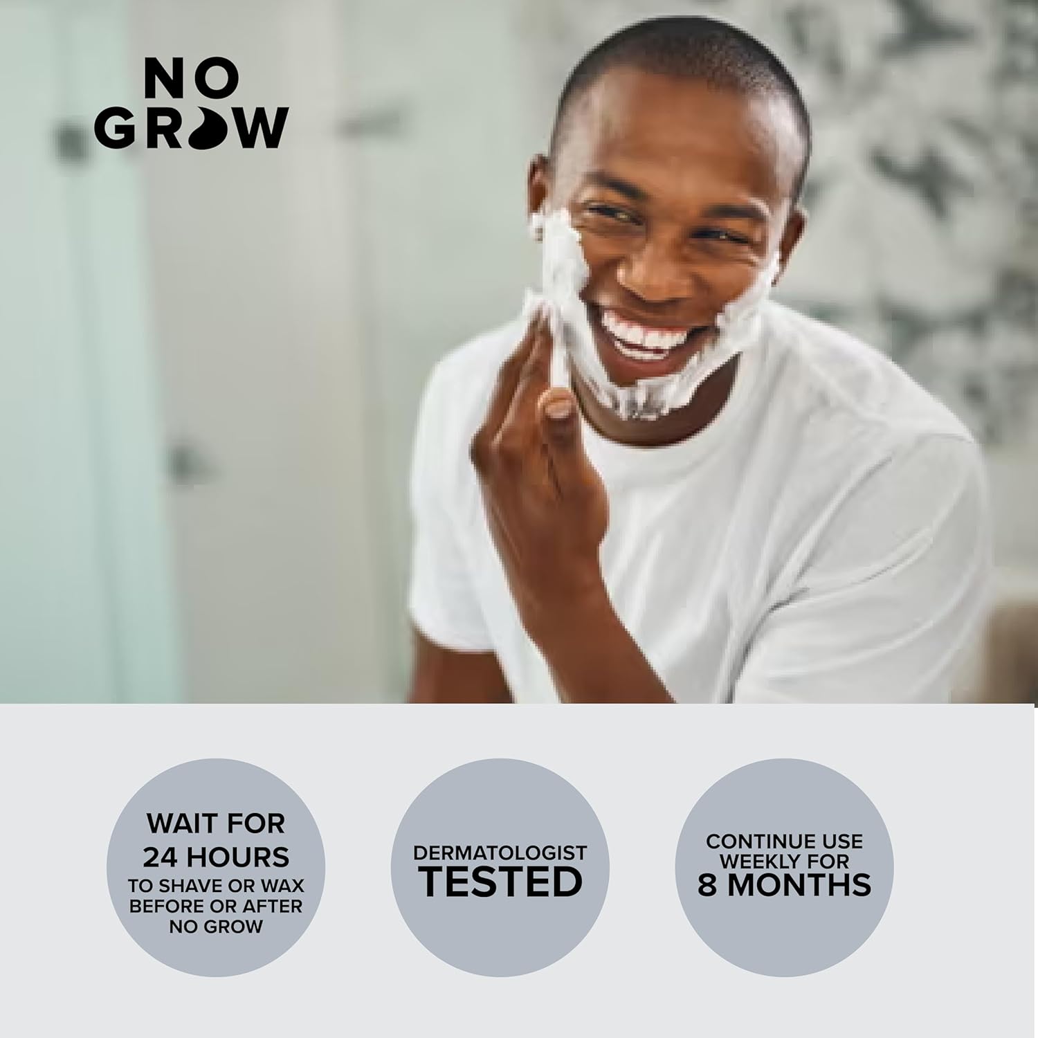 Male Beard Hair Remover & Growth Inhibitor