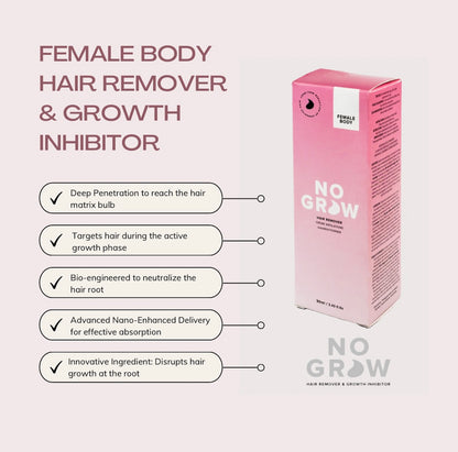 Female Body Hair Remover & Growth Inhibitor 90 ml