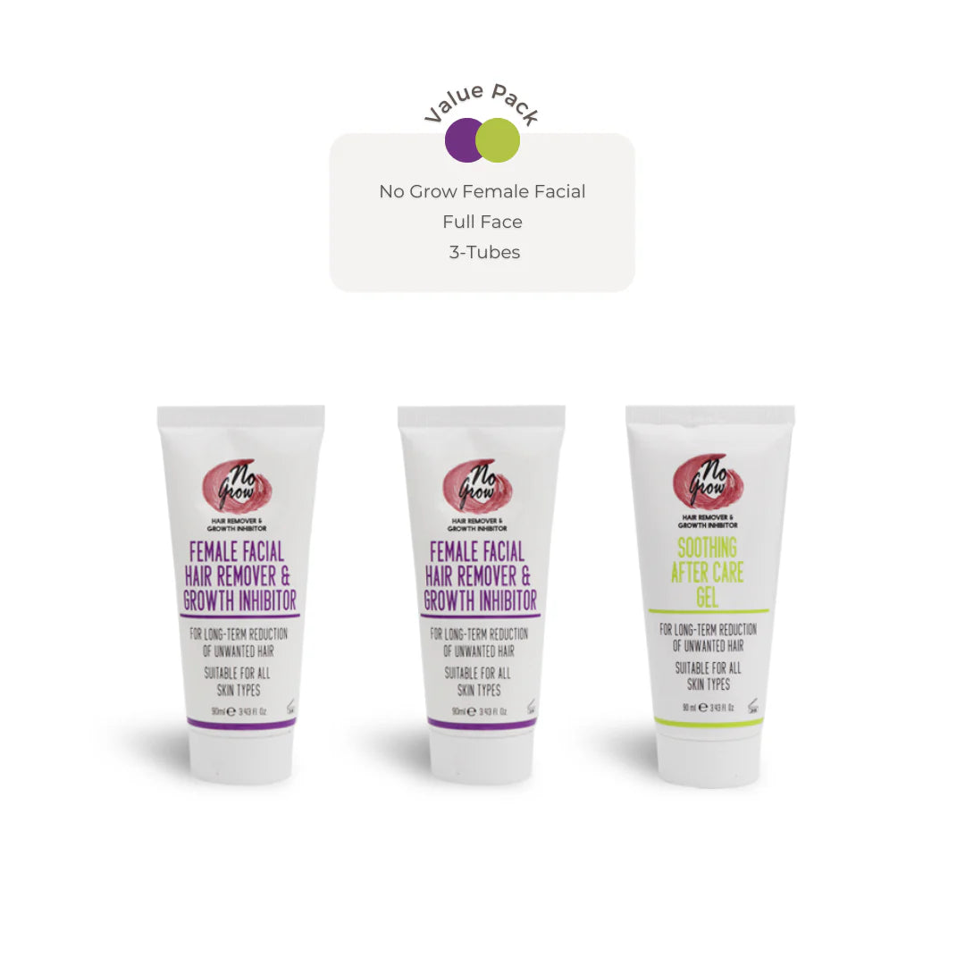 No Grow Female Facial - Full Face Value Pack