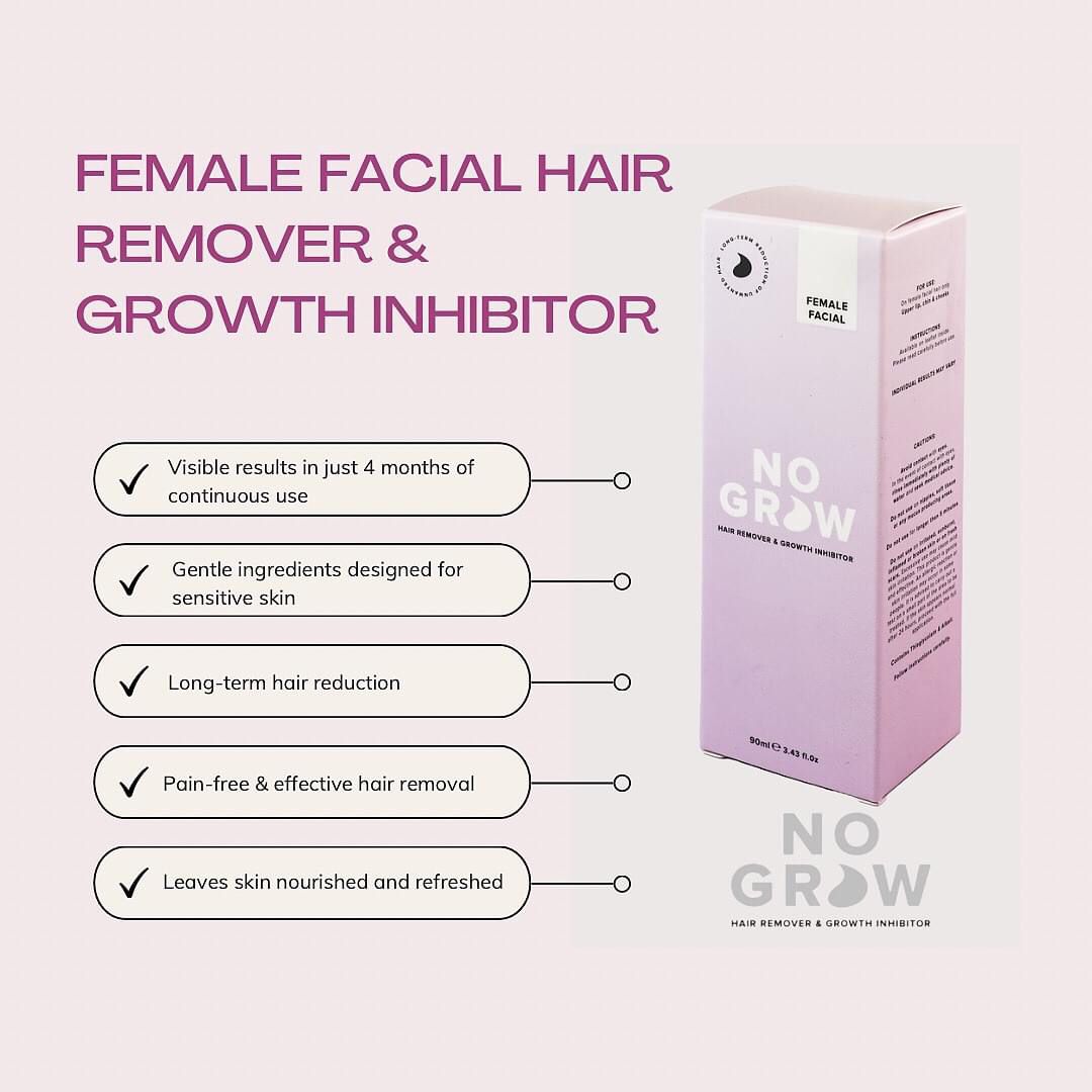Female Facial Hair Remover & Growth Inhibitor